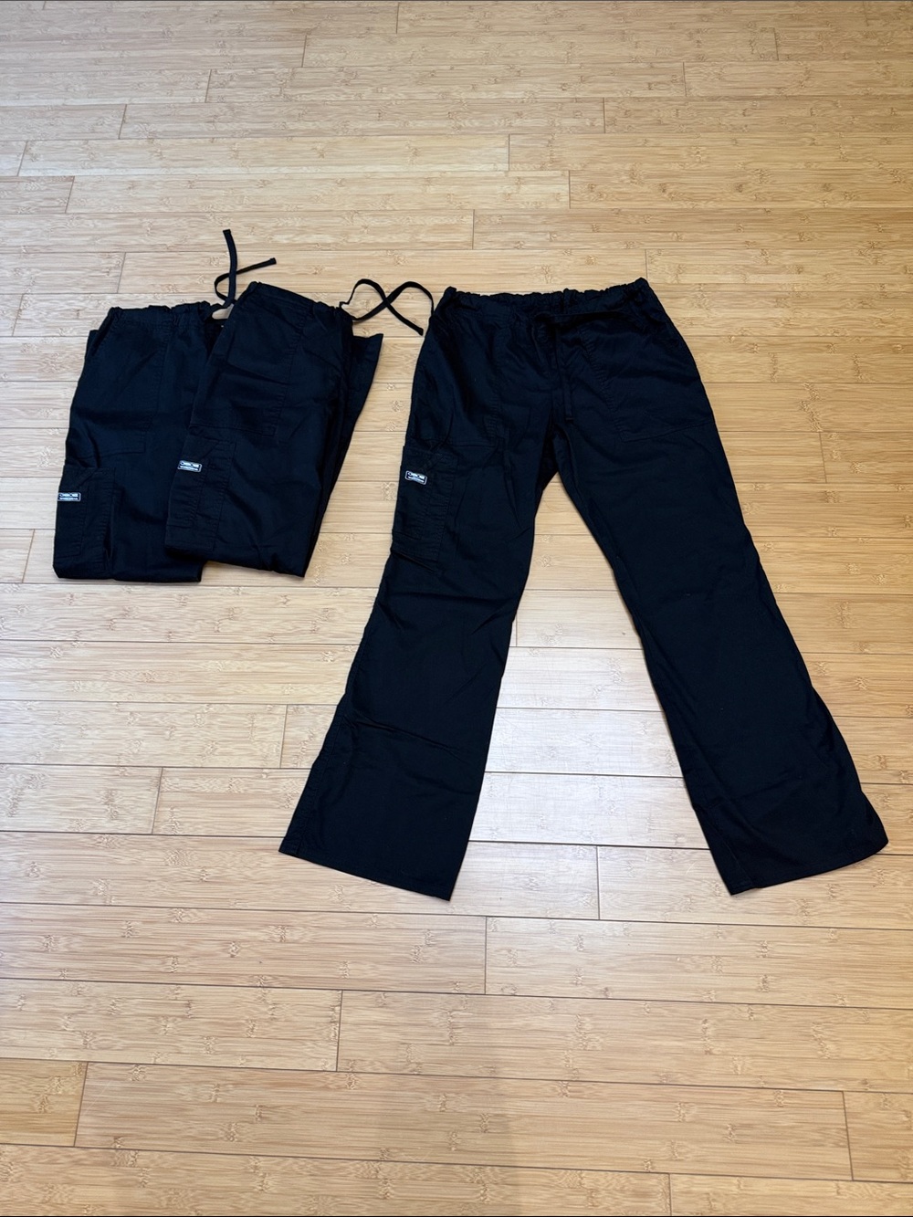 3 New! Cherokee workwear Revolution Women's  Fit Low-Rise Cargo Scrub Pants